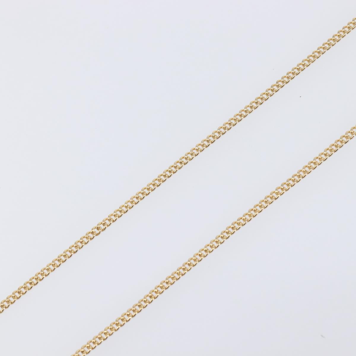 Christian Dior Necklace metal Gold Tone Auth 193477