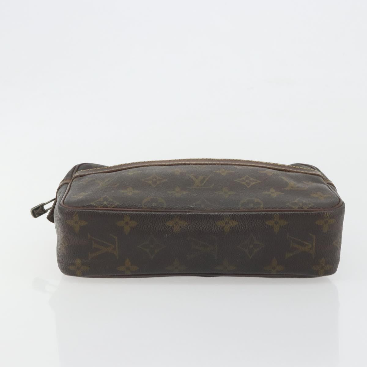LOUIS VUITTON Monogram Pouch 2 Set LV Auth 193487