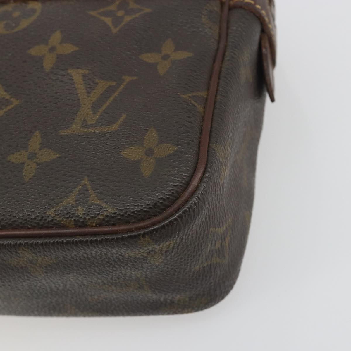 LOUIS VUITTON Monogram Pouch 2 Set LV Auth 193487