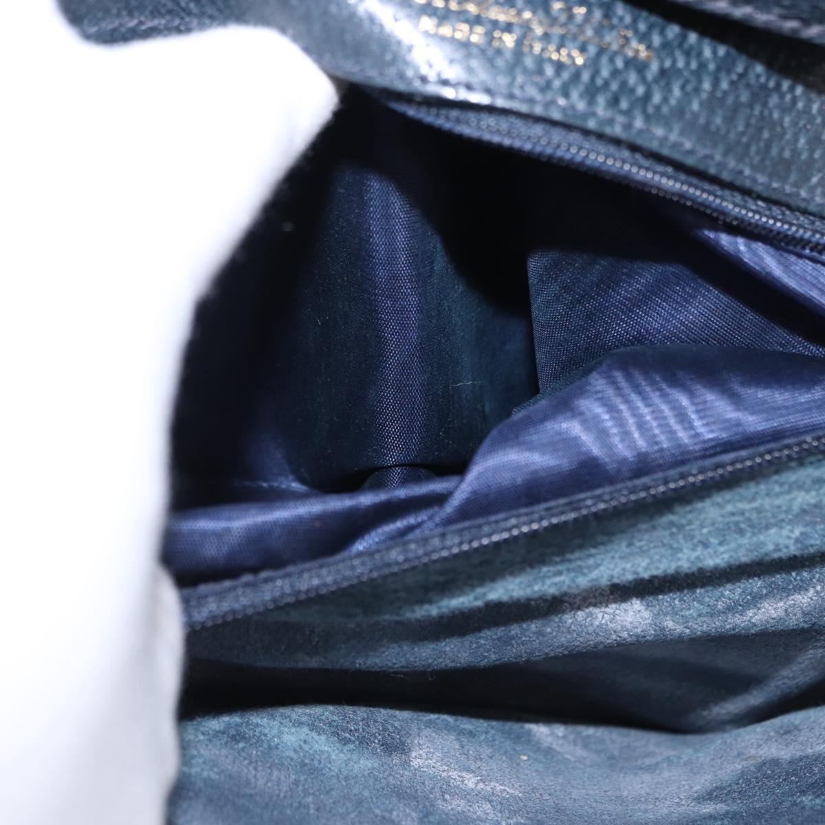 GUCCI GG Supreme Shoulder Bag PVC Navy Gold 004 02 025 Auth 193497