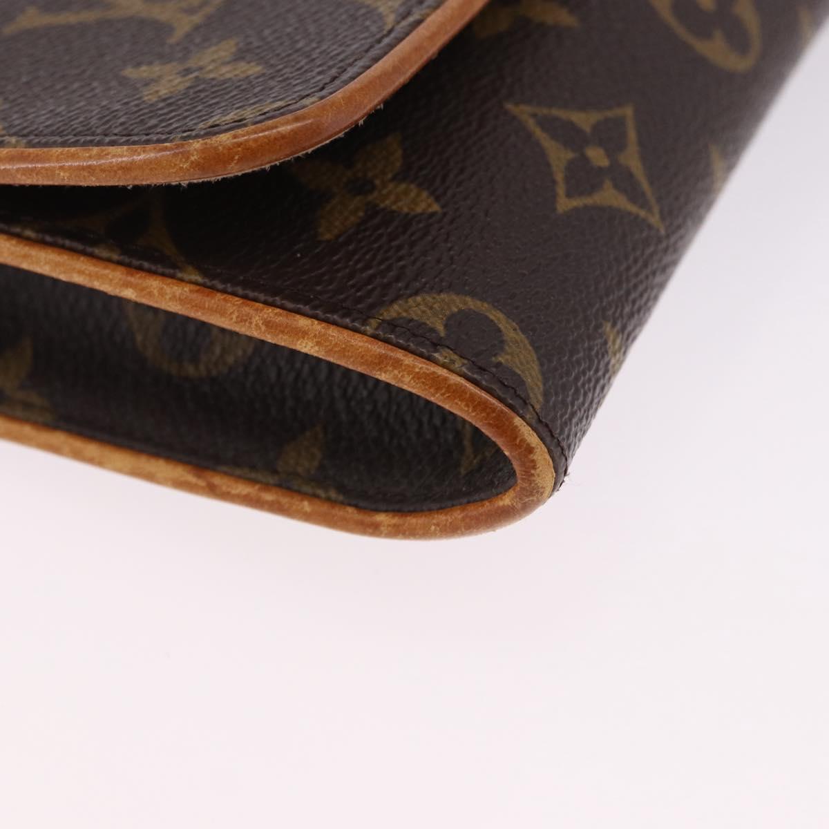 LOUIS VUITTON Monogram Pochette Twin GM Shoulder Bag M51852 LV Auth 193501