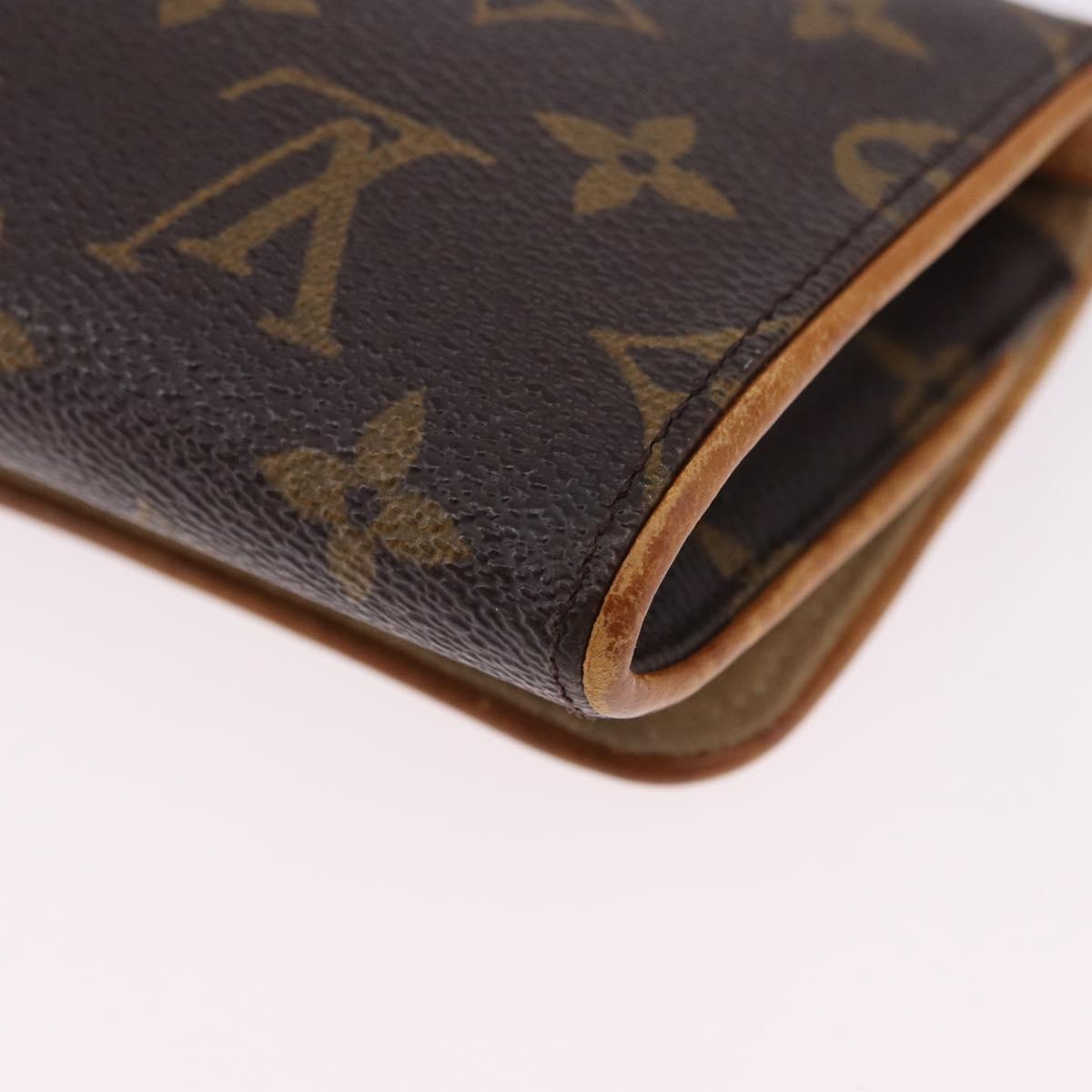 LOUIS VUITTON Monogram Pochette Twin GM Shoulder Bag M51852 LV Auth 193501