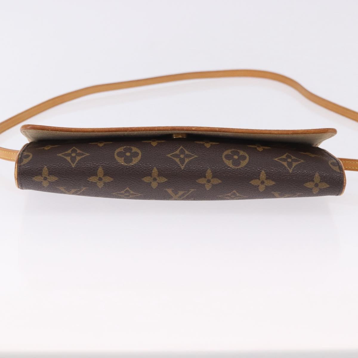 LOUIS VUITTON Monogram Pochette Twin GM Shoulder Bag M51852 LV Auth 193501