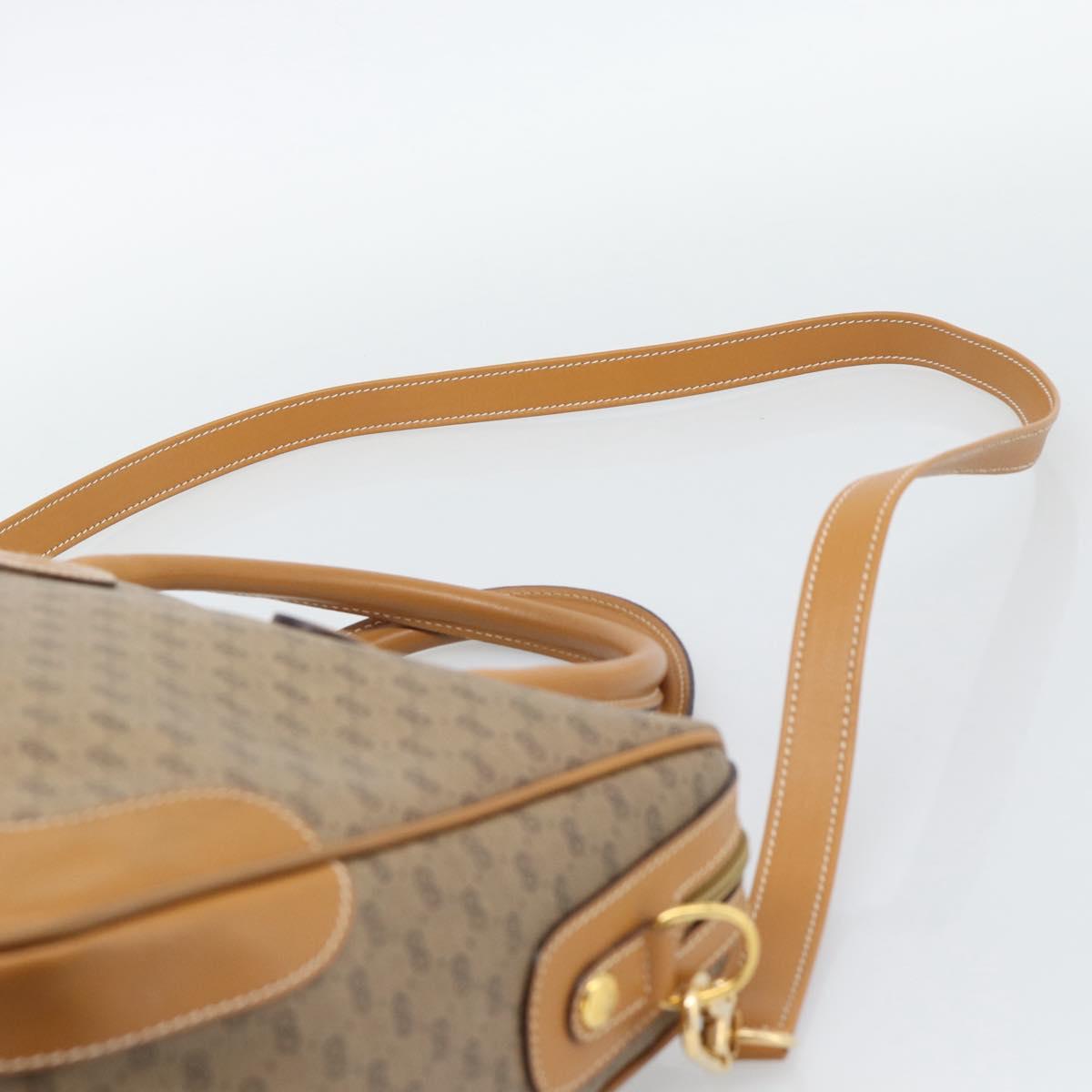 GUCCI Micro GG Supreme Hand Bag PVC 2way Beige Gold 002 122 0033 Auth 193503