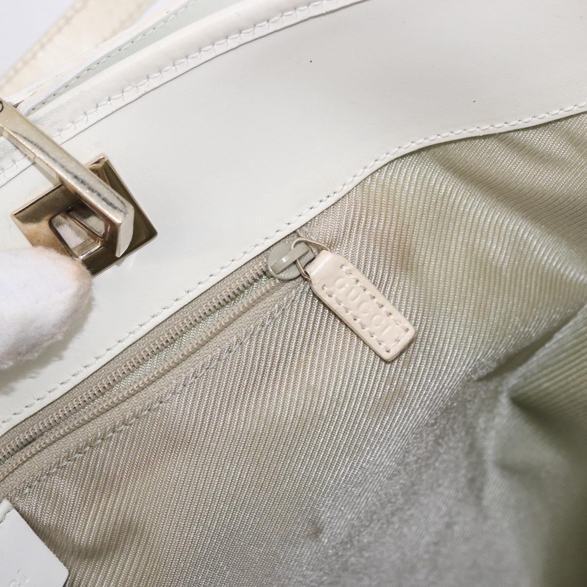 GUCCI GG Canvas Tote Bag Light Blue Gold 002 1098 Auth 193504