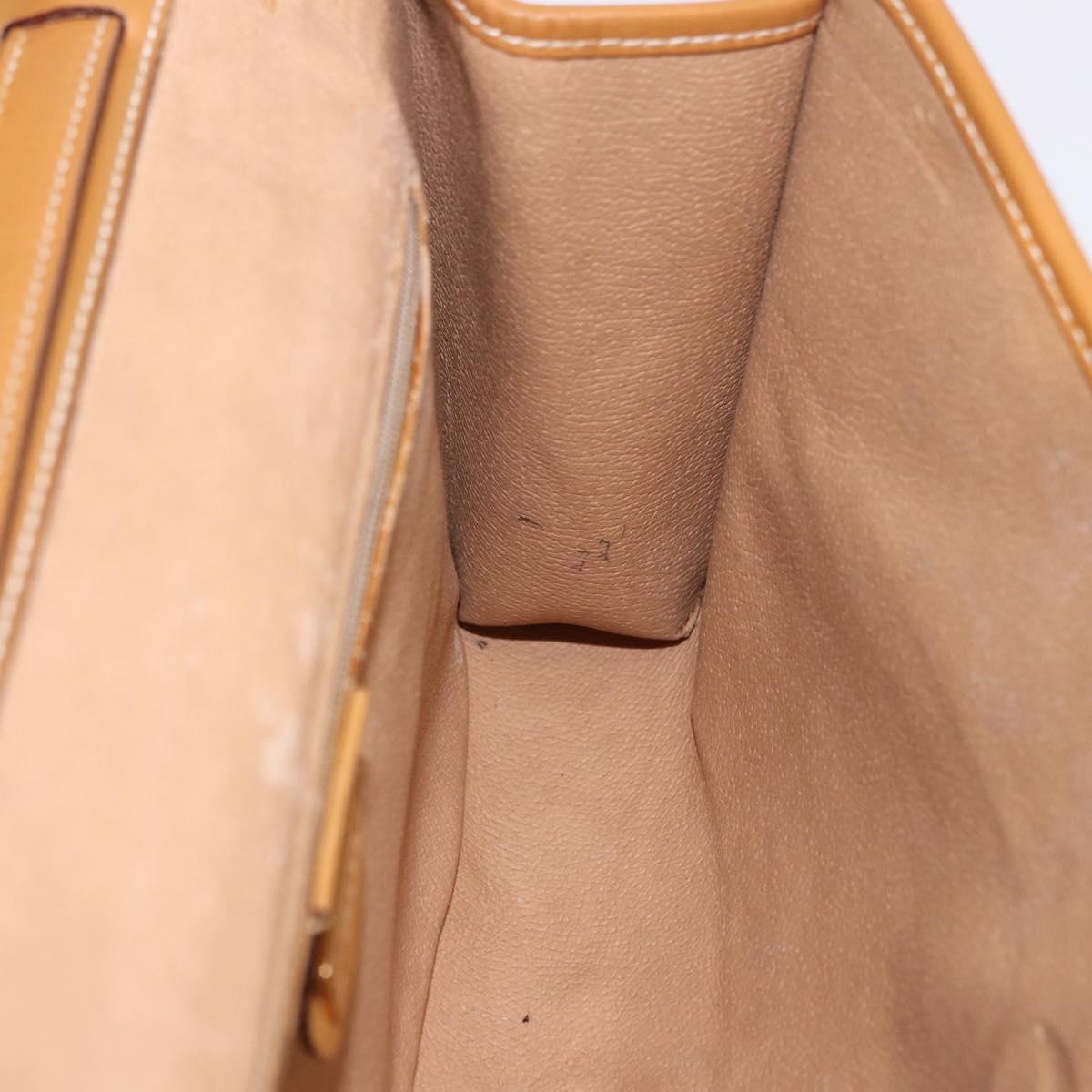 GUCCI Micro GG Supreme Shoulder Bag PVC Beige Gold 004 58 0264 Auth 193507