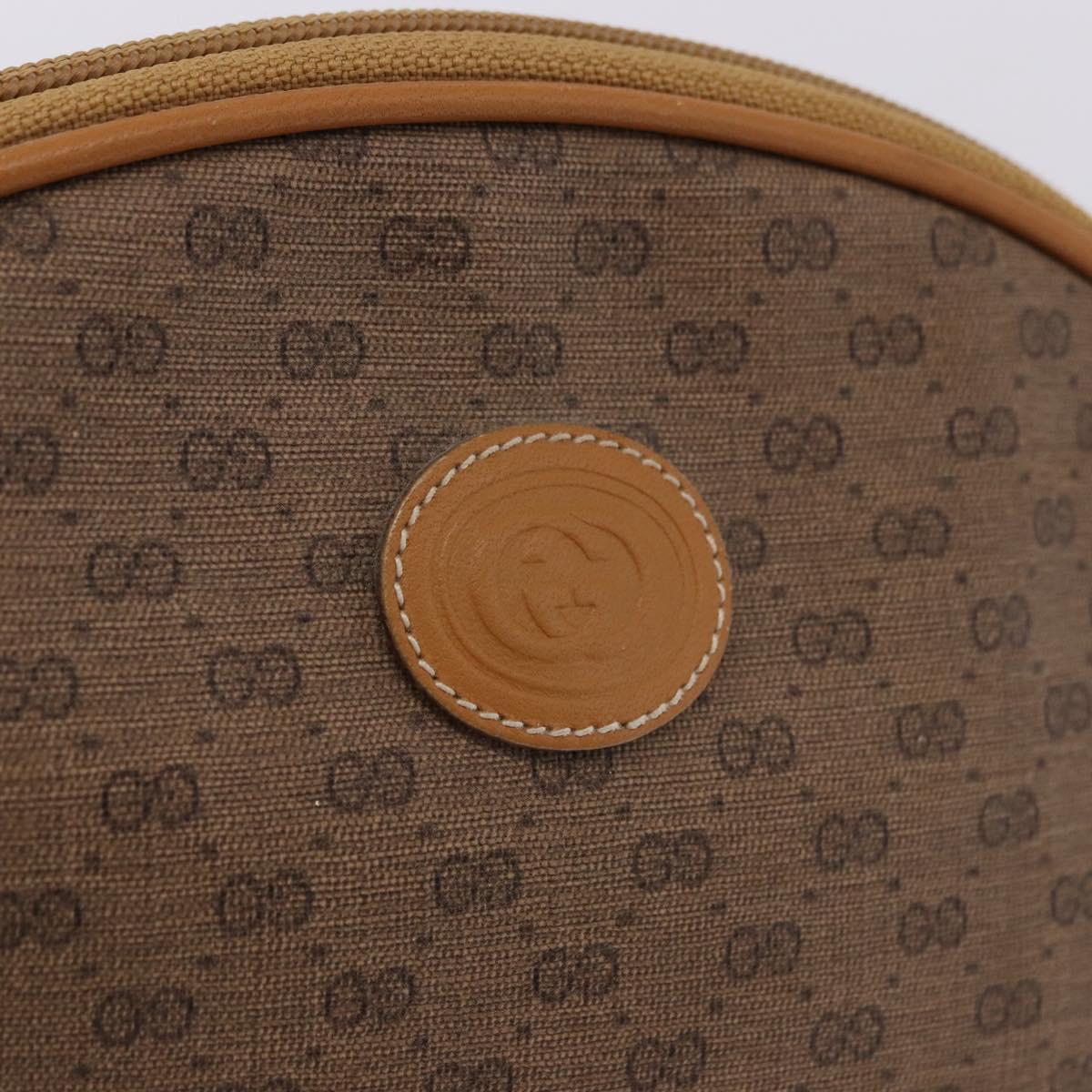 GUCCI Micro GG Supreme Shoulder Bag PVC Beige Gold 007 86 0094 Auth 193509