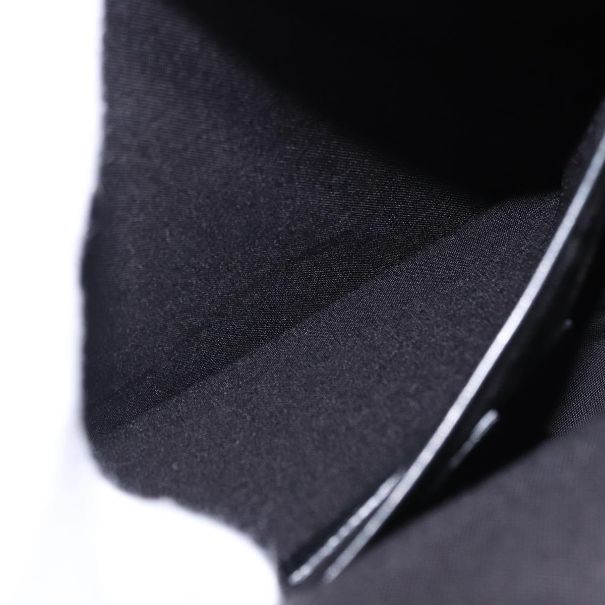 SAINT LAURENT Backpack Wool Black Silver Auth 193512V