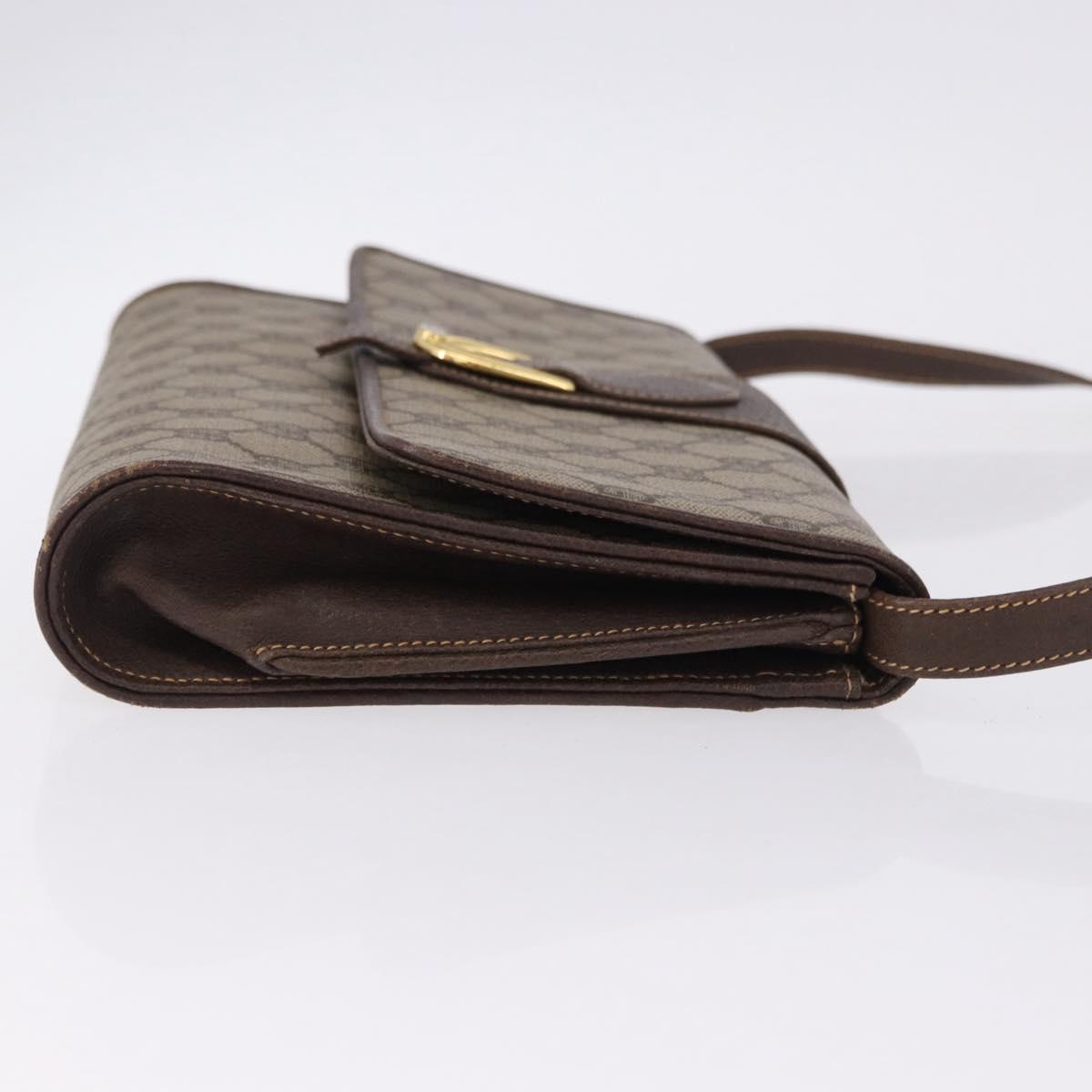 GUCCI GG Supreme Shoulder Bag PVC Beige Gold 904 02 050 Auth 193524