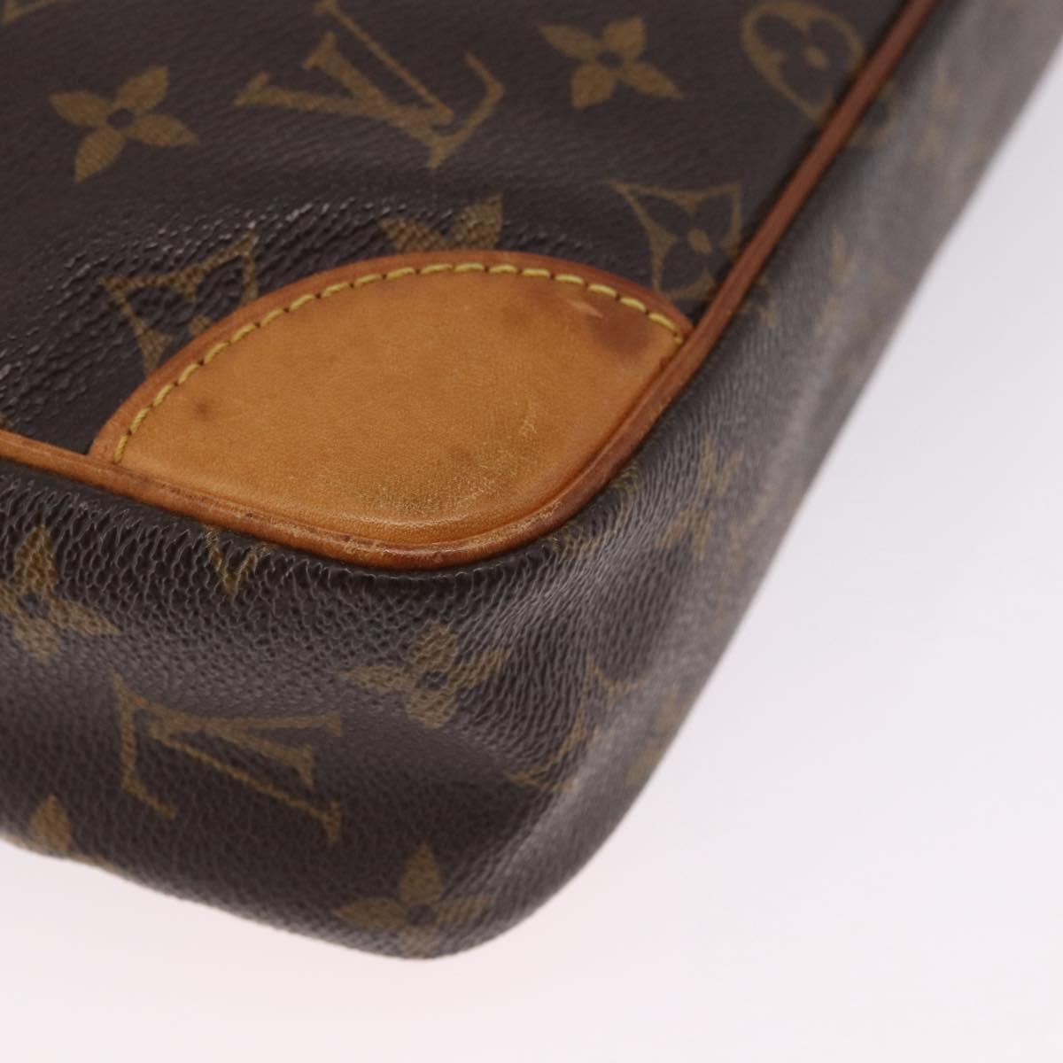 LOUIS VUITTON Monogram Compiegne 28 Clutch Bag M51845 LV Auth 193526