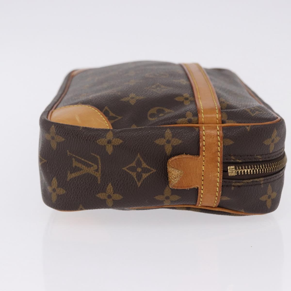 LOUIS VUITTON Monogram Compiegne 28 Clutch Bag M51845 LV Auth 193526