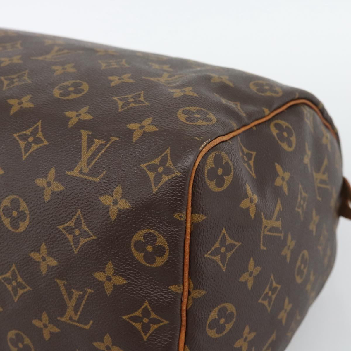 LOUIS VUITTON Monogram Speedy 35 Hand Bag M41524 LV Auth 193533