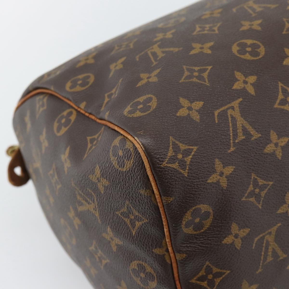 LOUIS VUITTON Monogram Speedy 35 Hand Bag M41524 LV Auth 193533