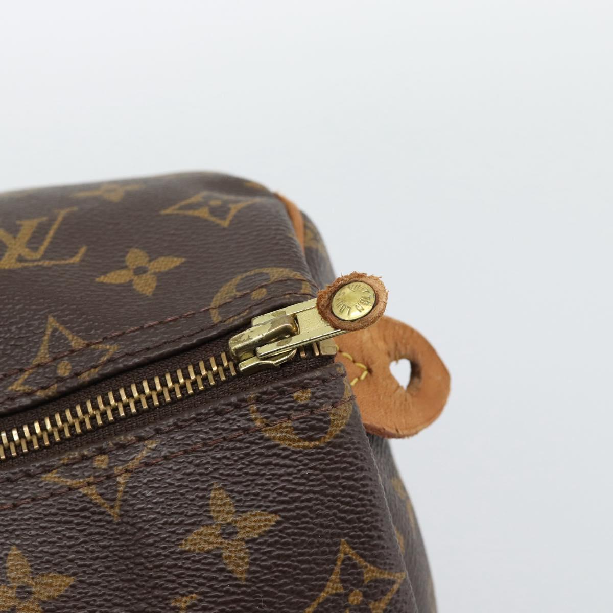 LOUIS VUITTON Monogram Speedy 35 Hand Bag M41524 LV Auth 193533