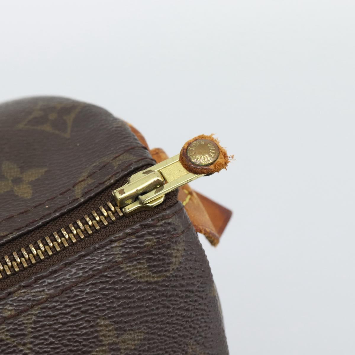 LOUIS VUITTON Monogram Speedy 35 Hand Bag M41524 LV Auth 193537