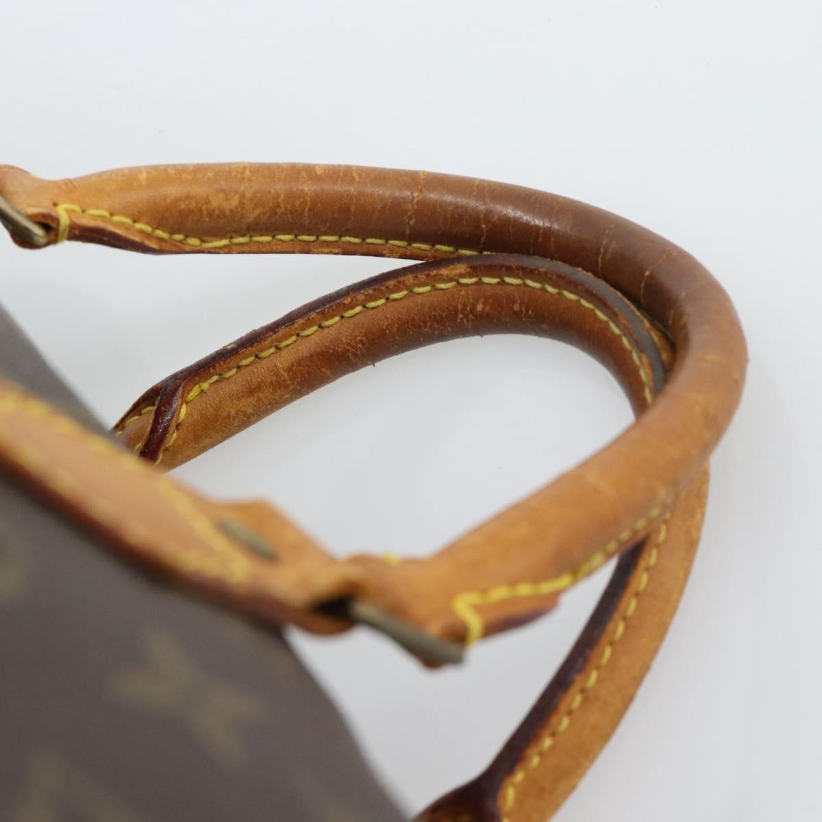 LOUIS VUITTON Monogram Speedy 35 Hand Bag M41524 LV Auth 193537
