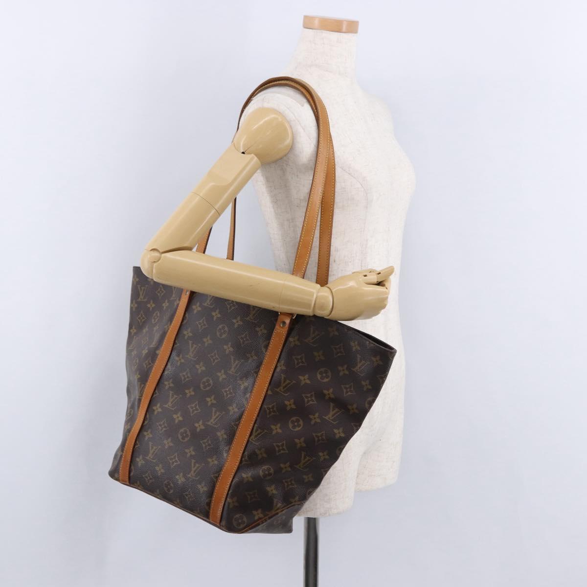 LOUIS VUITTON Monogram Sac Shopping Tote Bag M51108 LV Auth 193539A