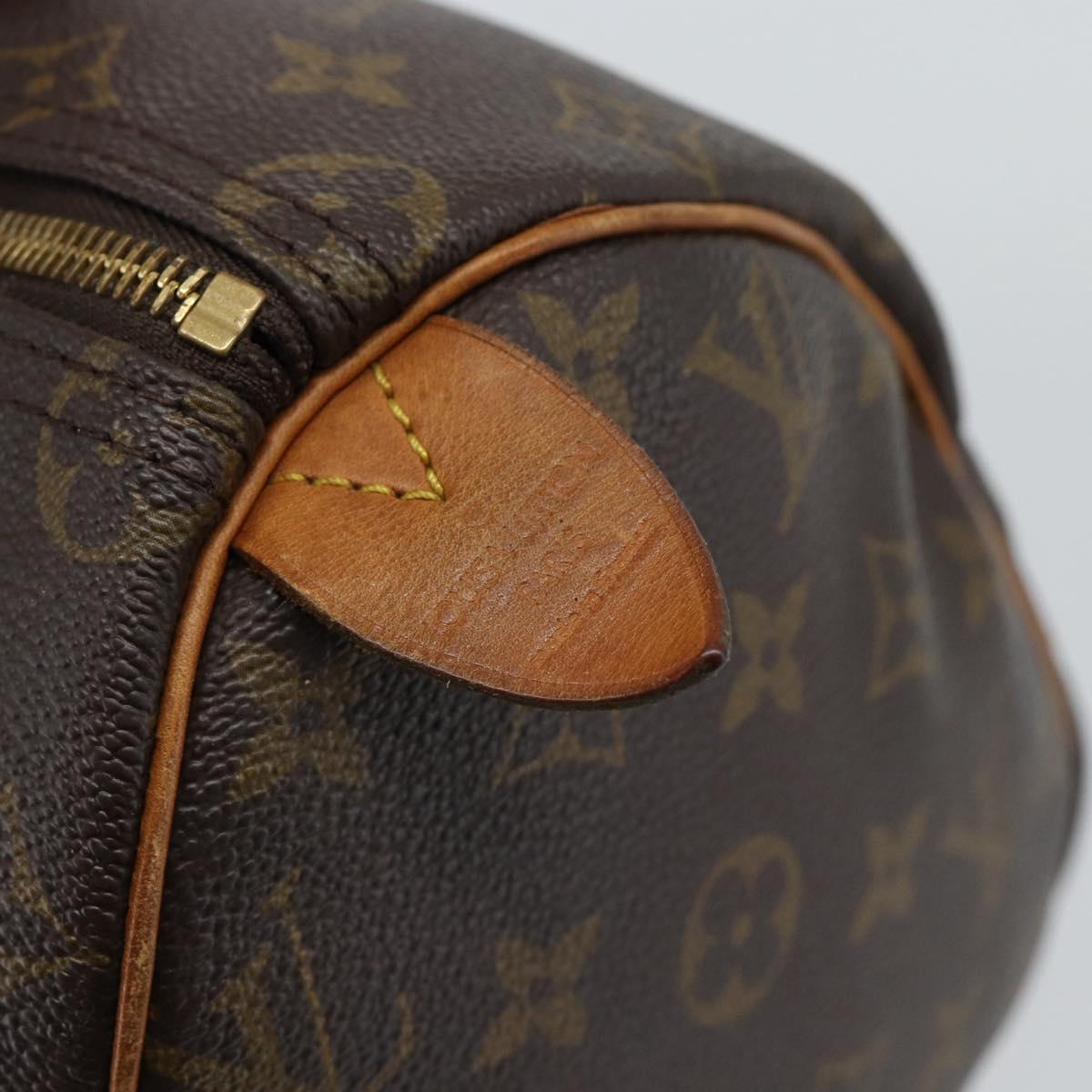 LOUIS VUITTON Monogram Speedy 30 Hand Bag M41526 LV Auth 193544
