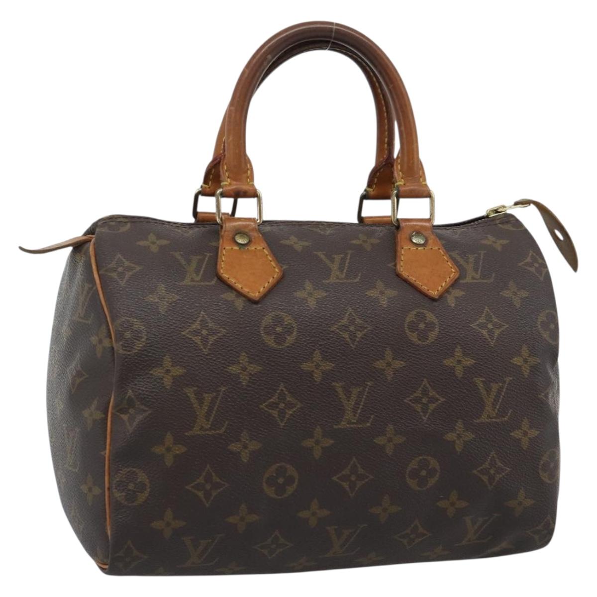 LOUIS VUITTON Monogram Speedy 30 Hand Bag M41526 LV Auth 193544