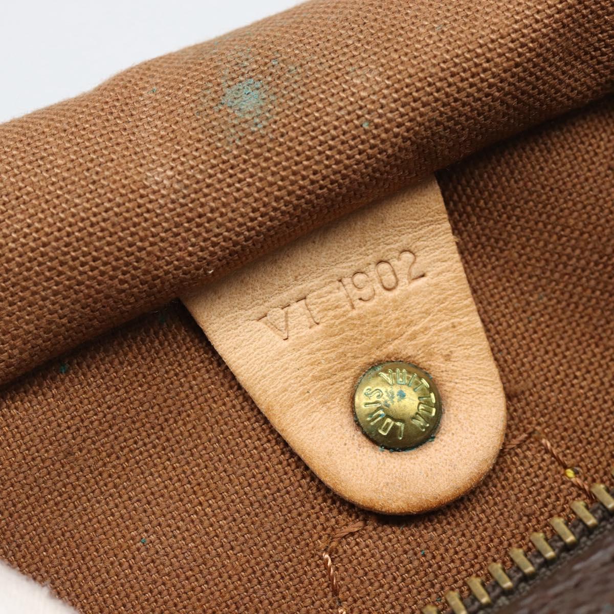 LOUIS VUITTON Monogram Speedy 30 Hand Bag M41526 LV Auth 193544