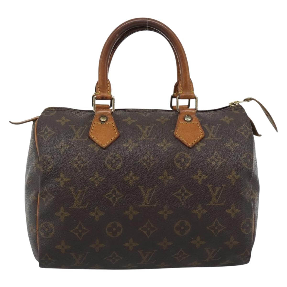 LOUIS VUITTON Monogram Speedy 30 Hand Bag M41526 LV Auth 193544