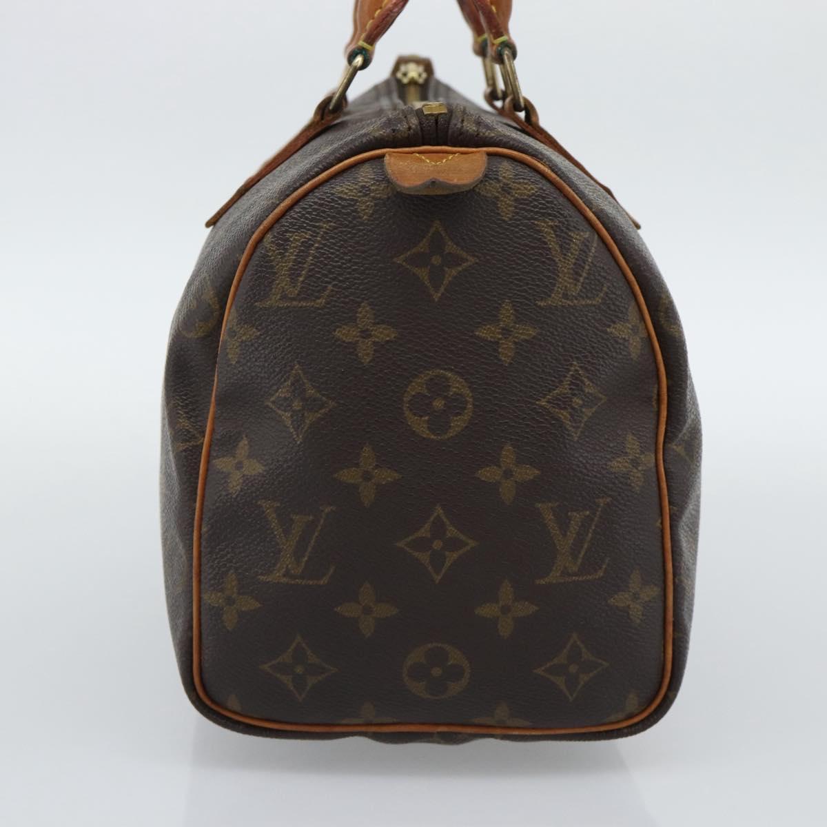 LOUIS VUITTON Monogram Speedy 30 Hand Bag M41526 LV Auth 193544