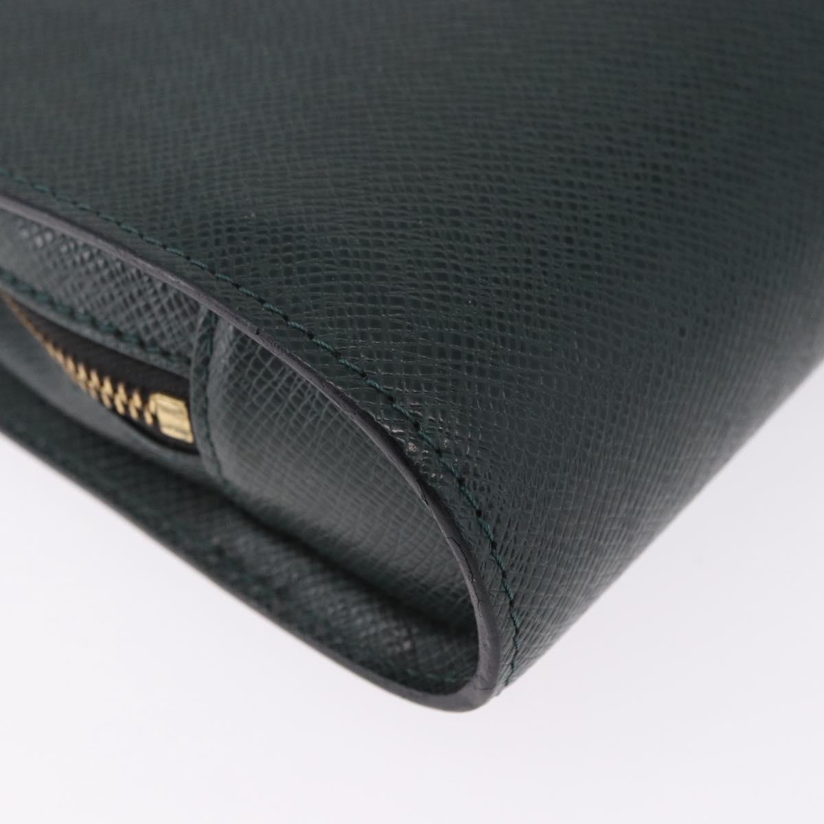 LOUIS VUITTON Taiga Baikal Clutch Bag Epicea M30184 LV Auth 193545A