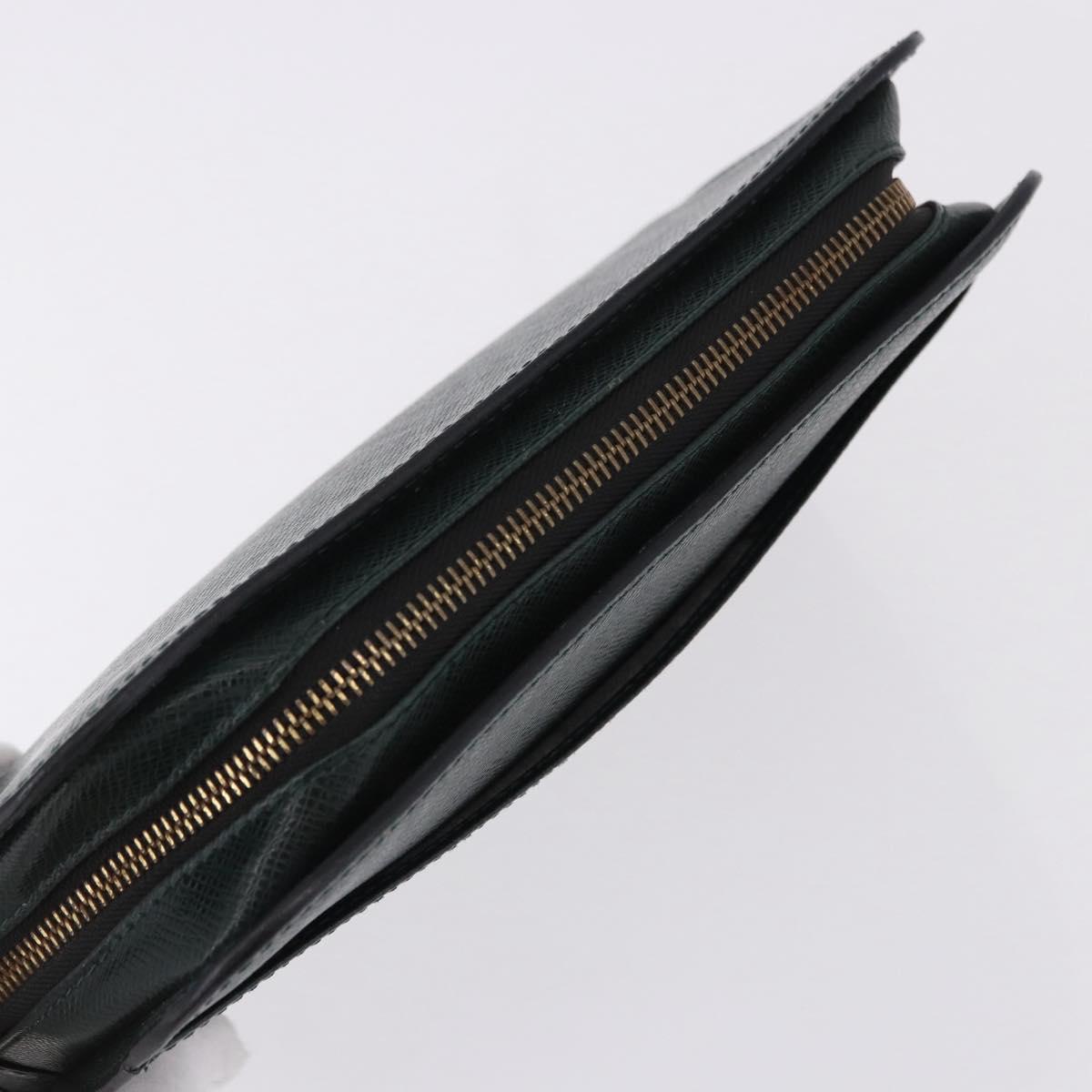 LOUIS VUITTON Taiga Baikal Clutch Bag Epicea M30184 LV Auth 193545A