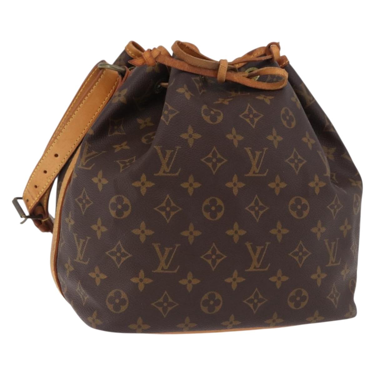 LOUIS VUITTON Monogram Petit Noe Shoulder Bag M42226 LV Auth 193551A
