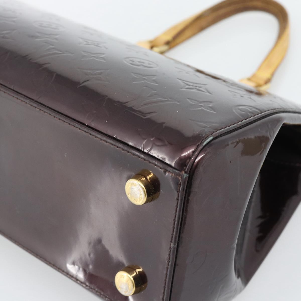 LOUIS VUITTON Monogram Vernis Blair MM Bag 2way Amarante M91619 LV Auth 193557