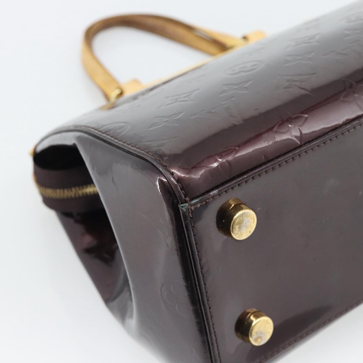 LOUIS VUITTON Monogram Vernis Blair MM Bag 2way Amarante M91619 LV Auth 193557