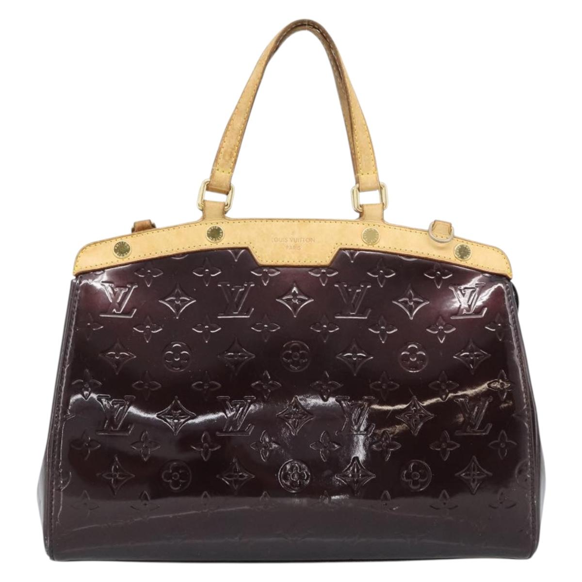LOUIS VUITTON Monogram Vernis Blair MM Bag 2way Amarante M91619 LV Auth 193557