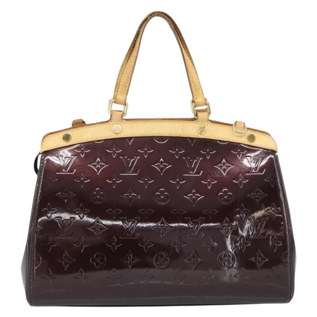 LOUIS VUITTON Monogram Vernis Blair MM Bag 2way Amarante M91619 LV Auth 193557