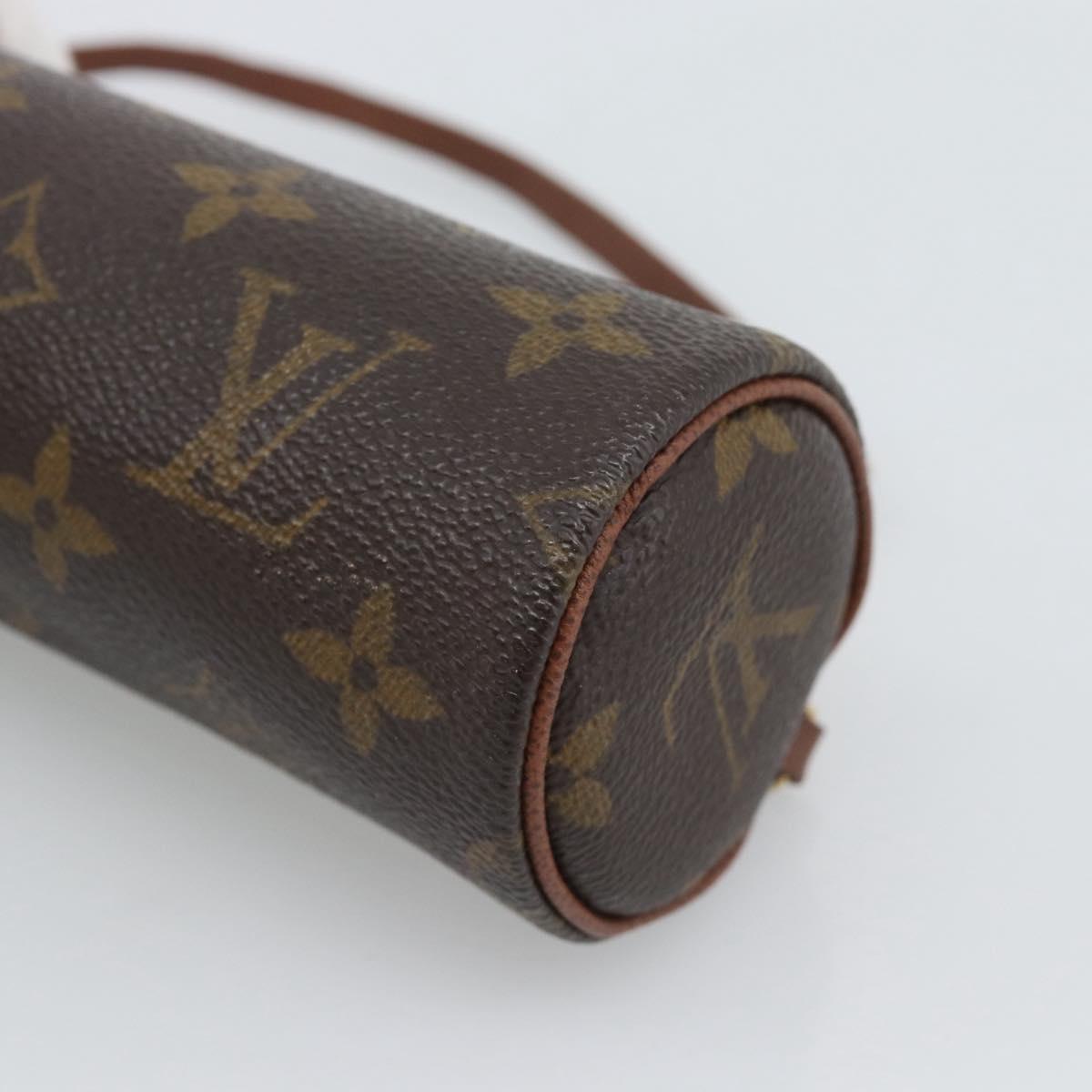 LOUIS VUITTON Monogram Papillon Pouch LV Auth 193561