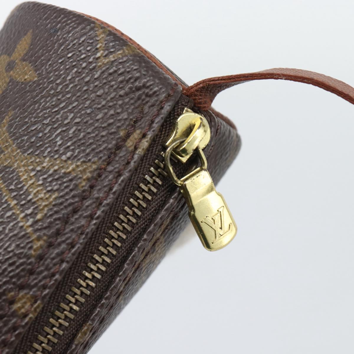 LOUIS VUITTON Monogram Papillon Pouch LV Auth 193561