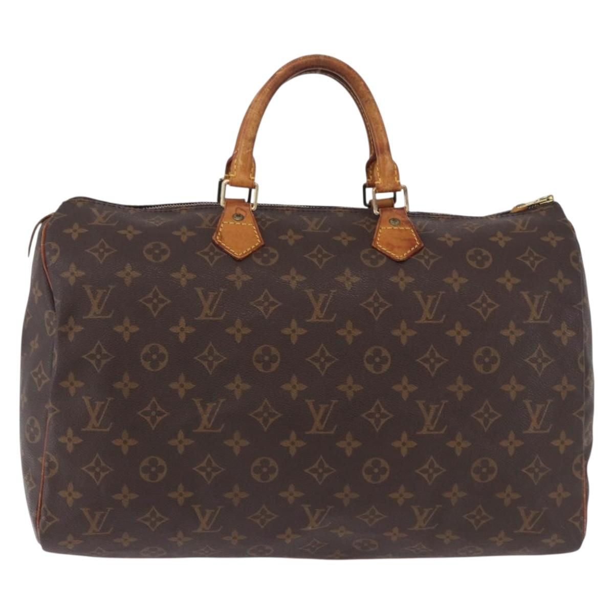 LOUIS VUITTON Monogram Speedy 40 Hand Bag M41522 LV Auth 193578