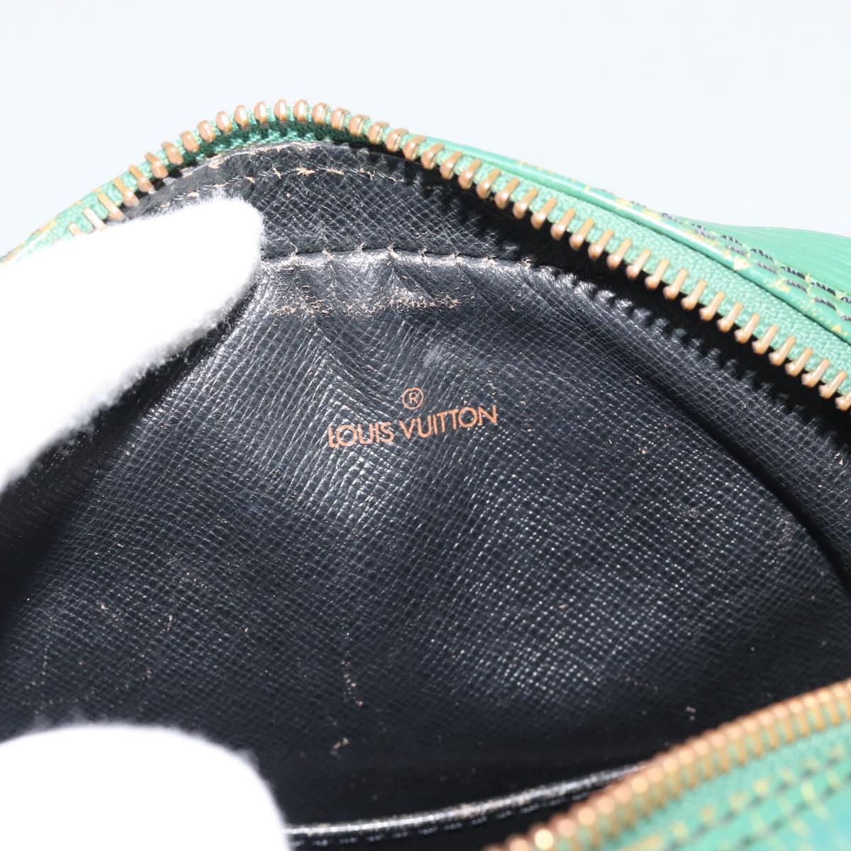 LOUIS VUITTON Epi Danube Shoulder Bag Green M45634 LV Auth 193584