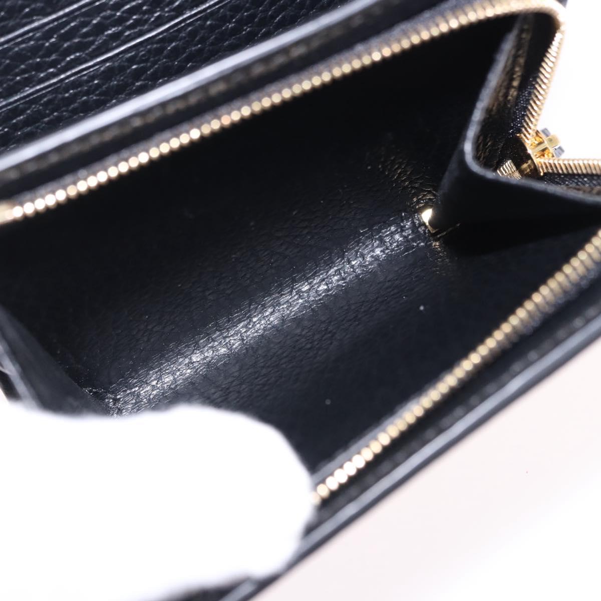 GUCCI GG Supreme Wallet PVC Leather Beige Gold 598587 Auth 193589M
