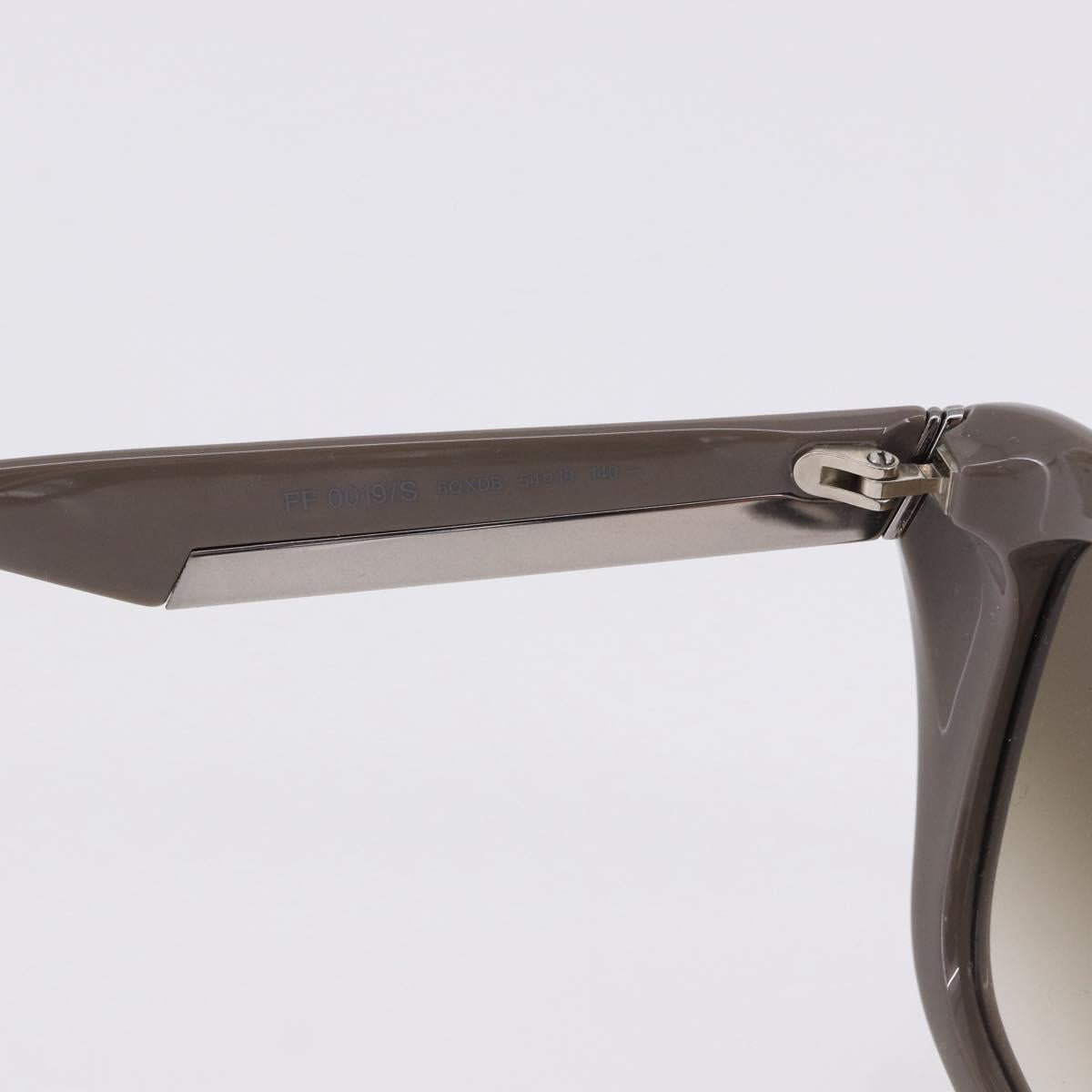 FENDI Sunglasses plastic Gray Auth 193596M