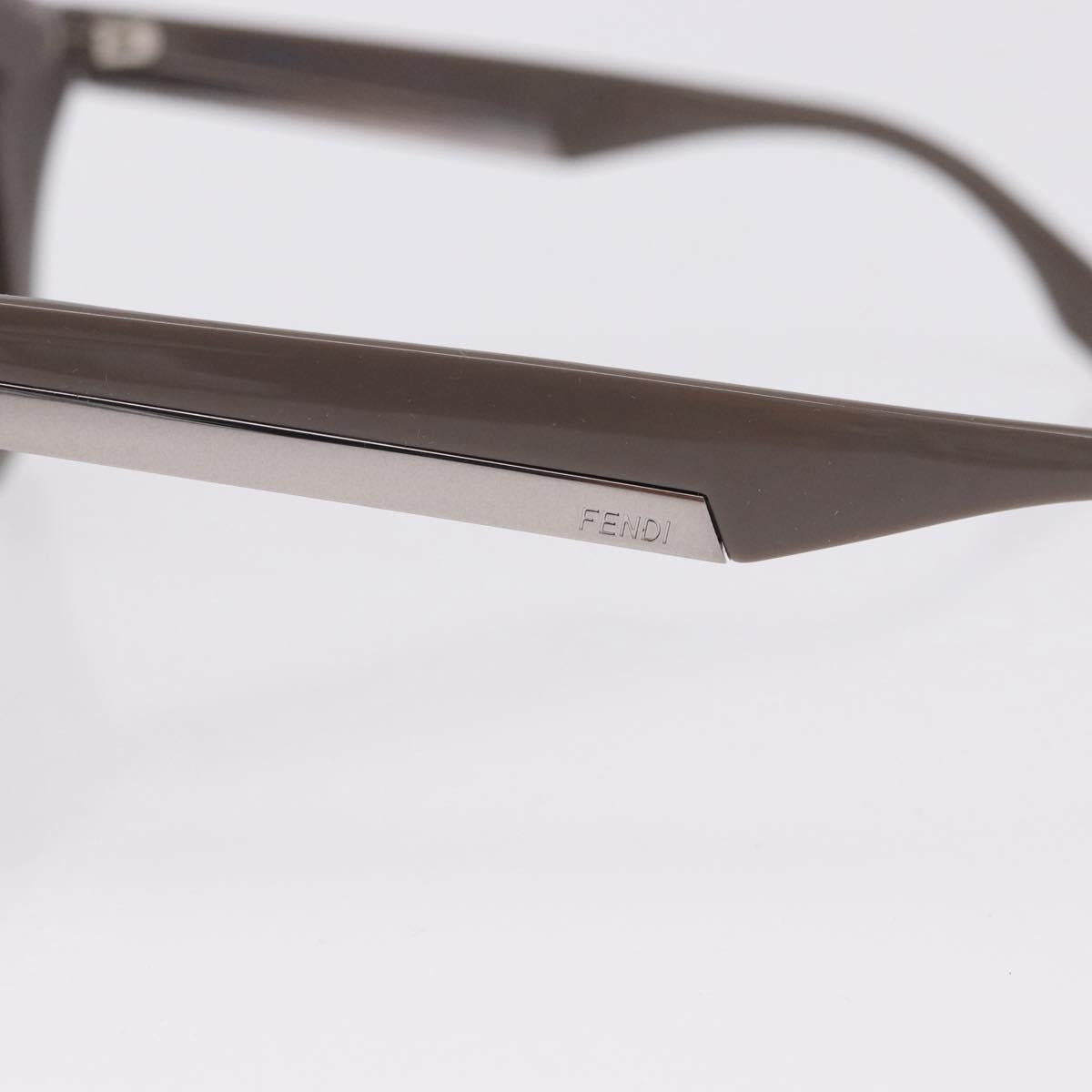 FENDI Sunglasses plastic Gray Auth 193596M