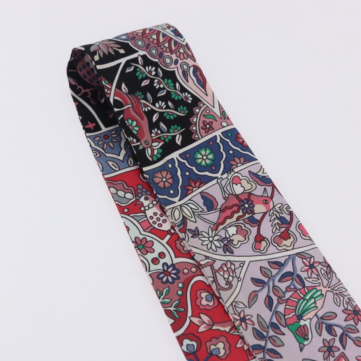 HERMES Twilly Scarf Silk Red Auth 193601M