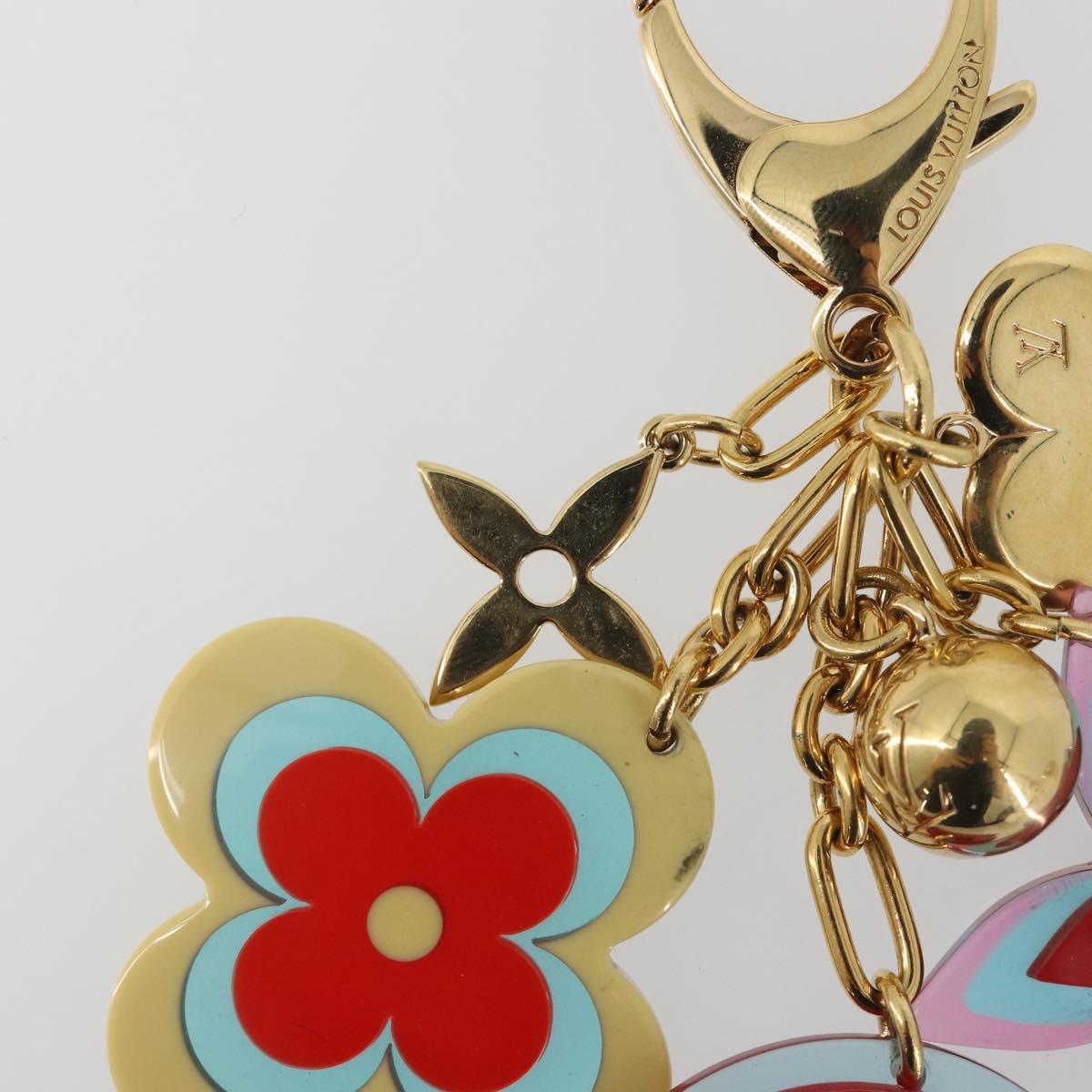 LOUIS VUITTON Bijou Sac Candy Key Holder Plastic metal Red M65726 Auth 193605A