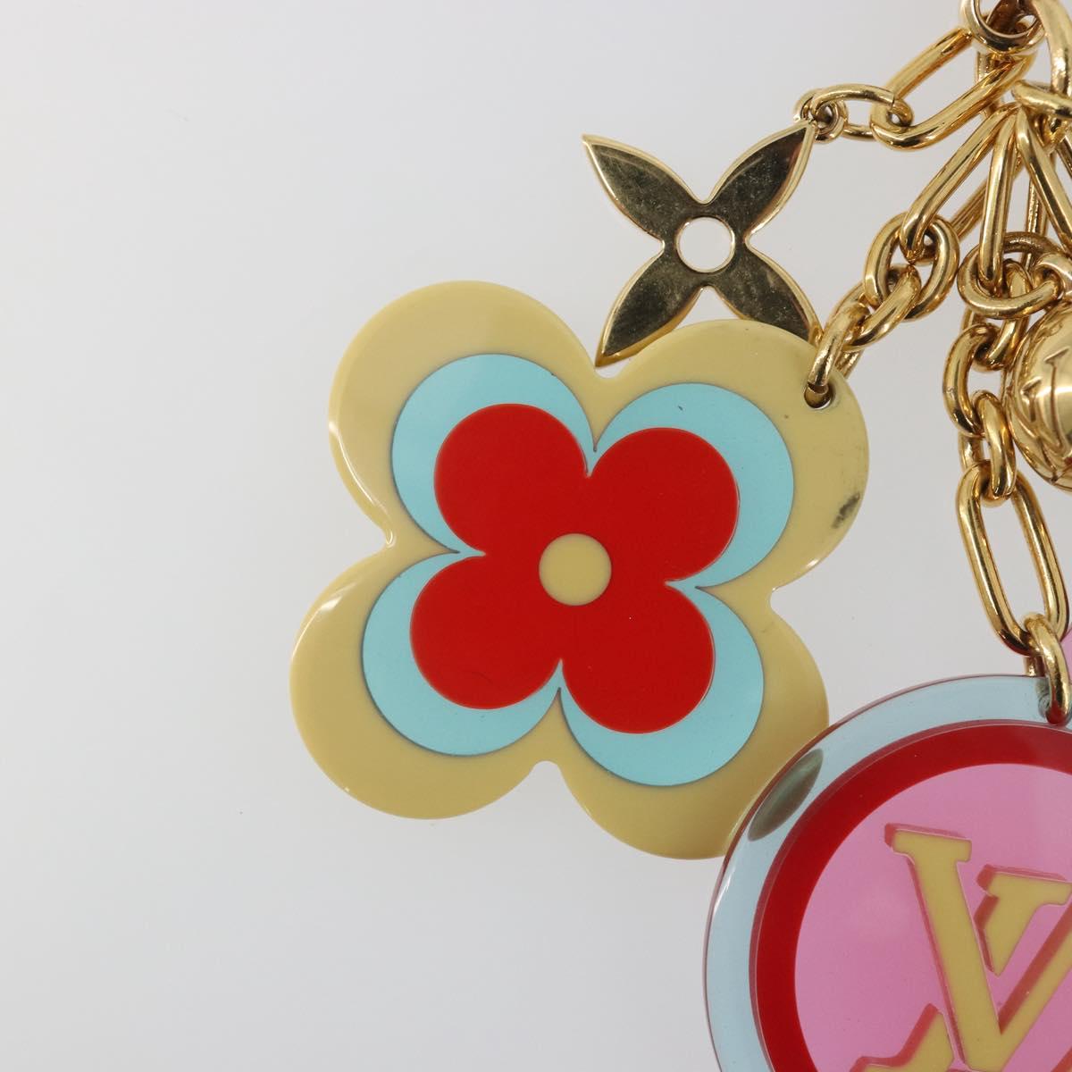 LOUIS VUITTON Bijou Sac Candy Key Holder Plastic metal Red M65726 Auth 193605A