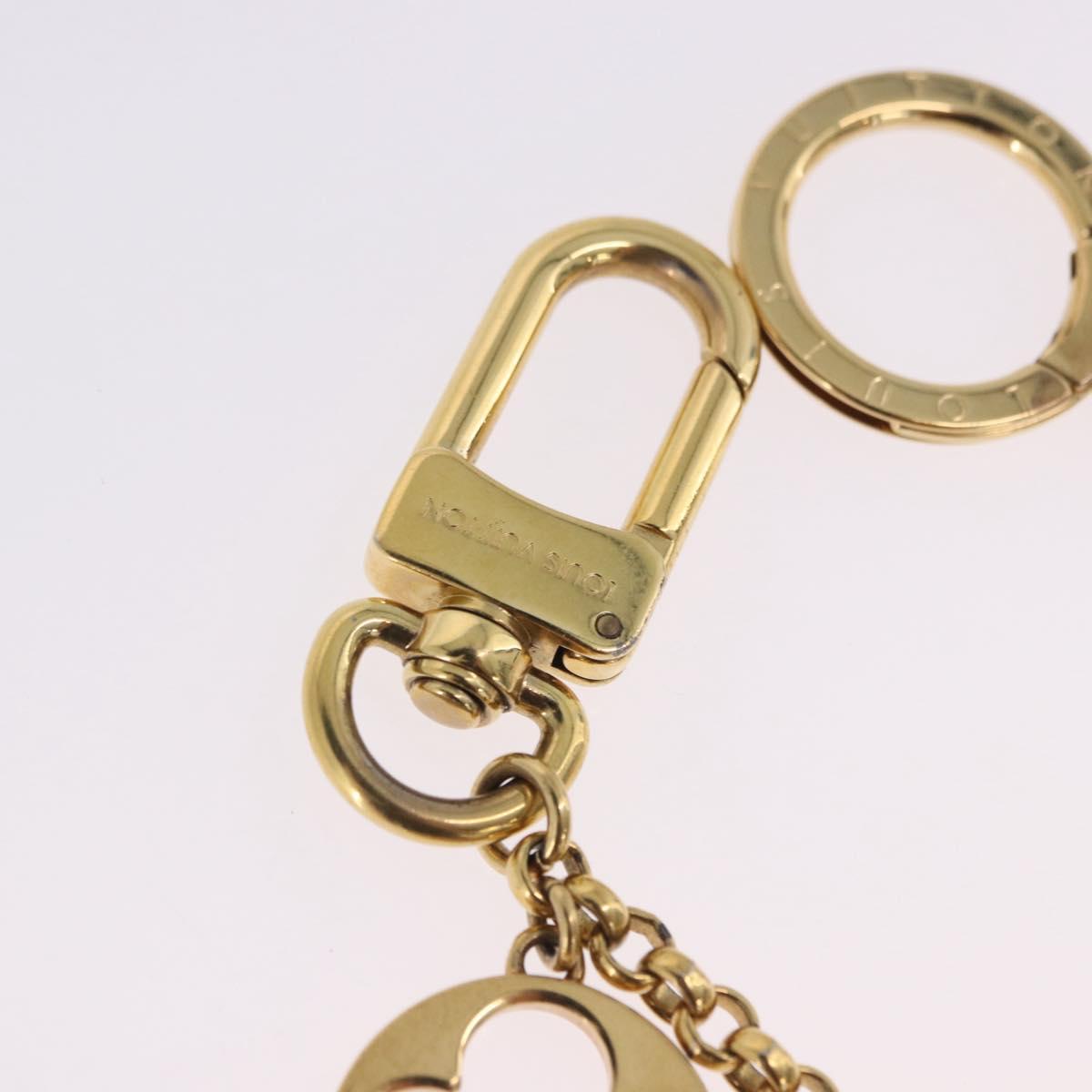LOUIS VUITTON Fleur De Charm Gold M65111 LV Auth 193606
