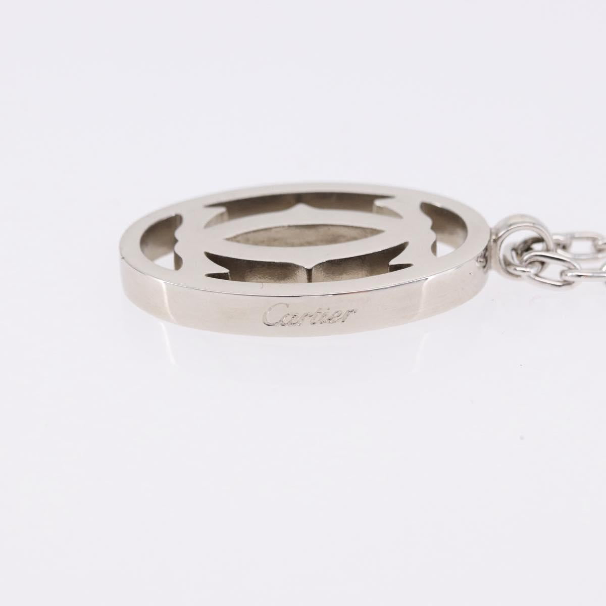 CARTIER Key Holder metal Silver Auth 193608V