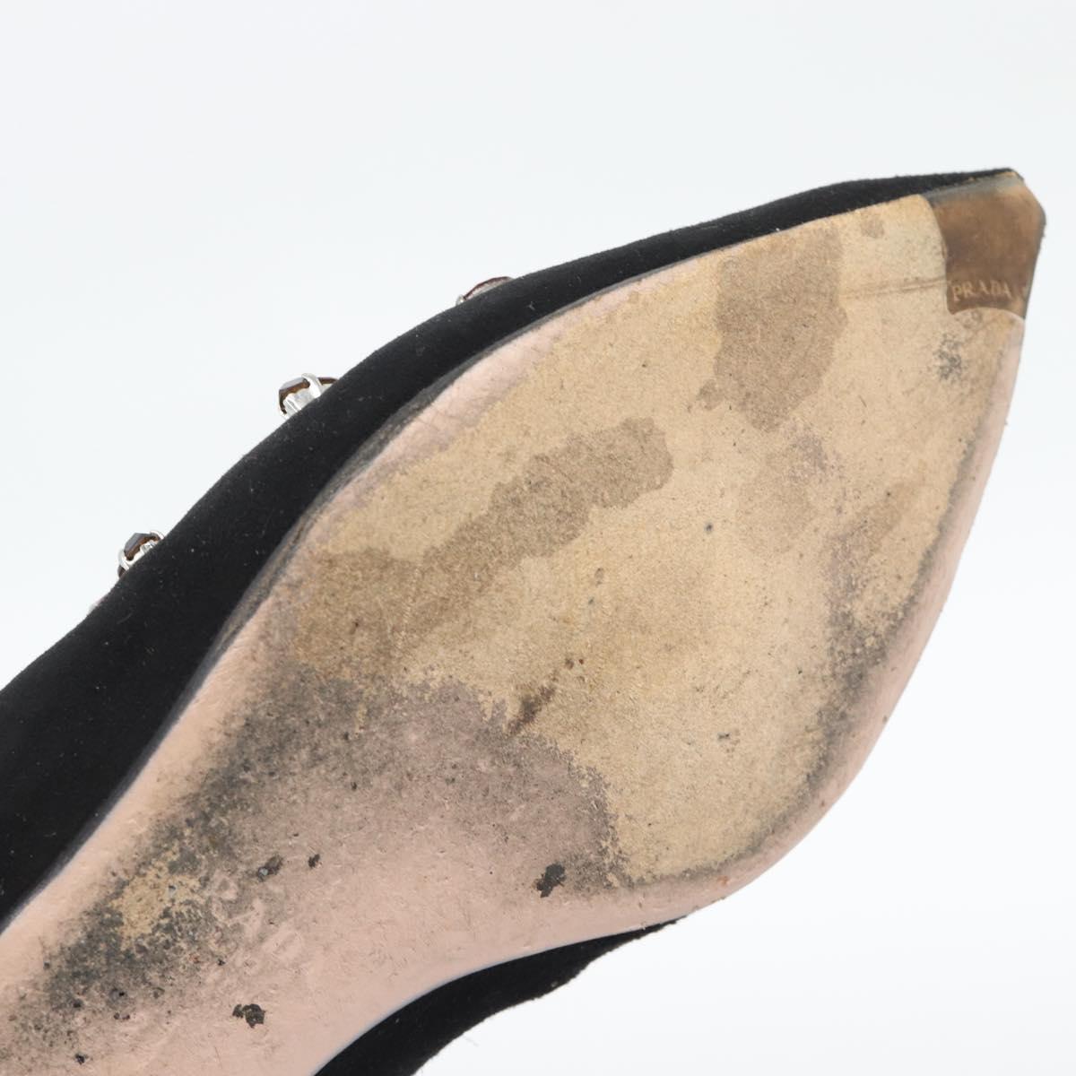 PRADA Shoes Suede Brown Auth 193714M