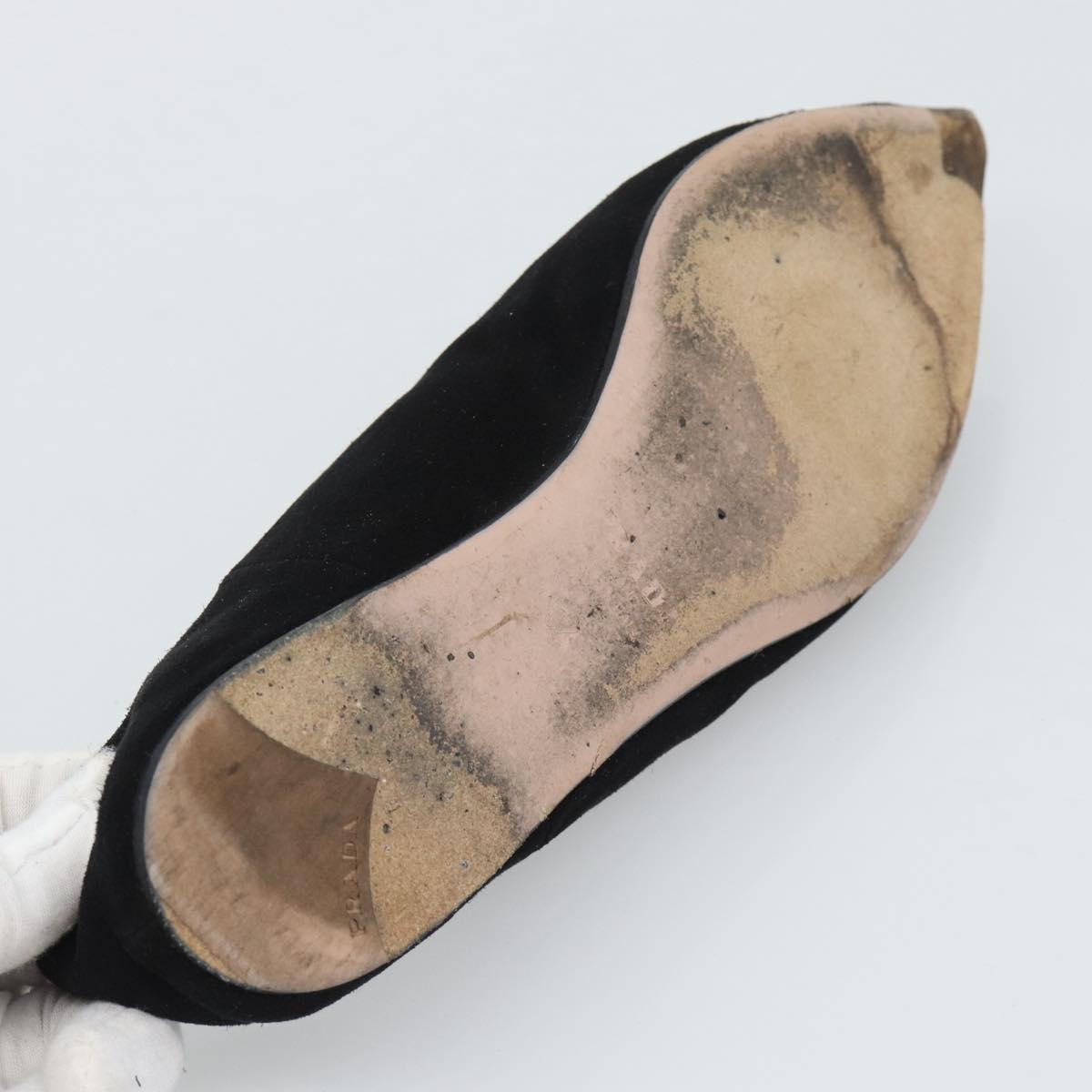 PRADA Shoes Suede Brown Auth 193714M