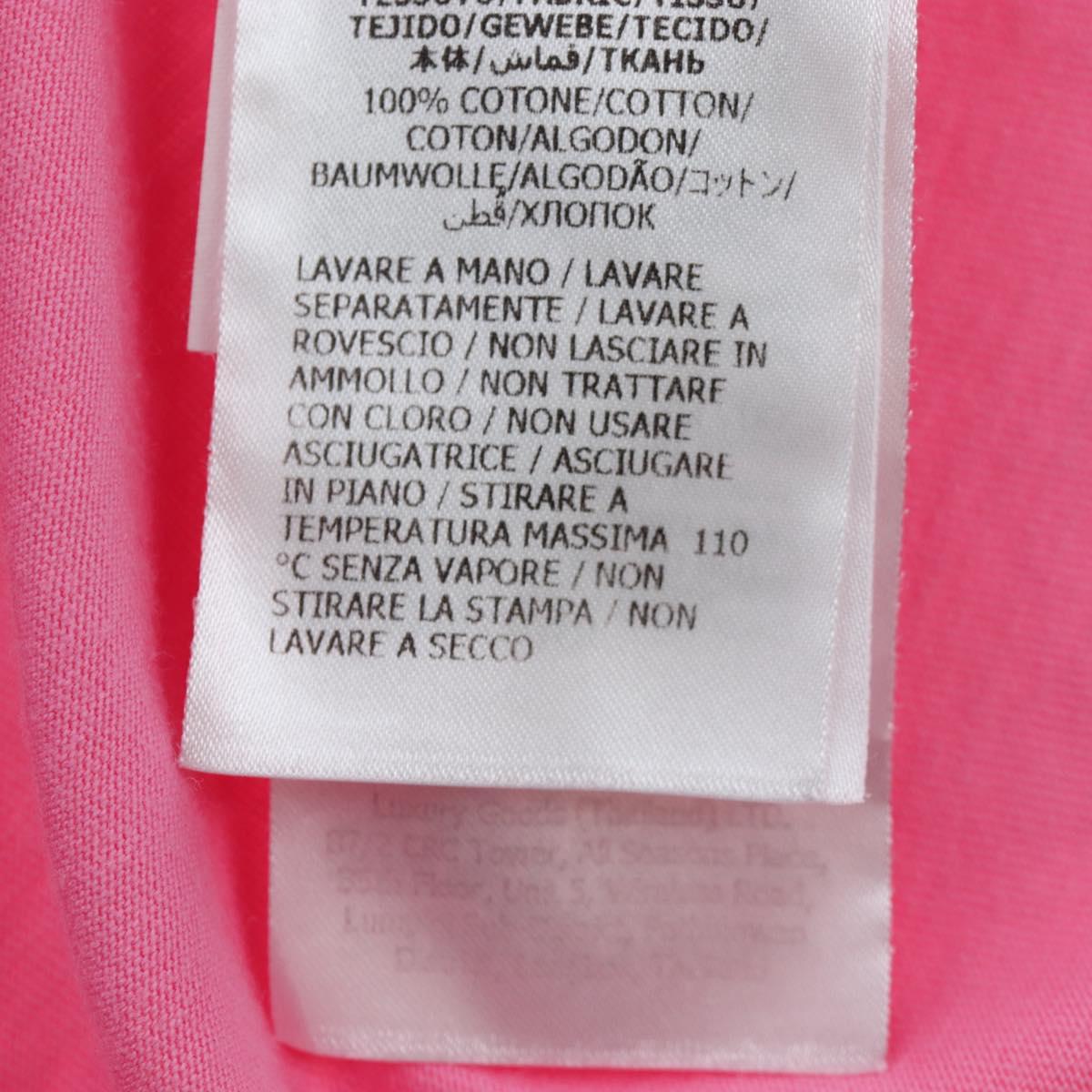 GUCCI TShirt Teddy Bear cotton XXS Pink Auth 193727M