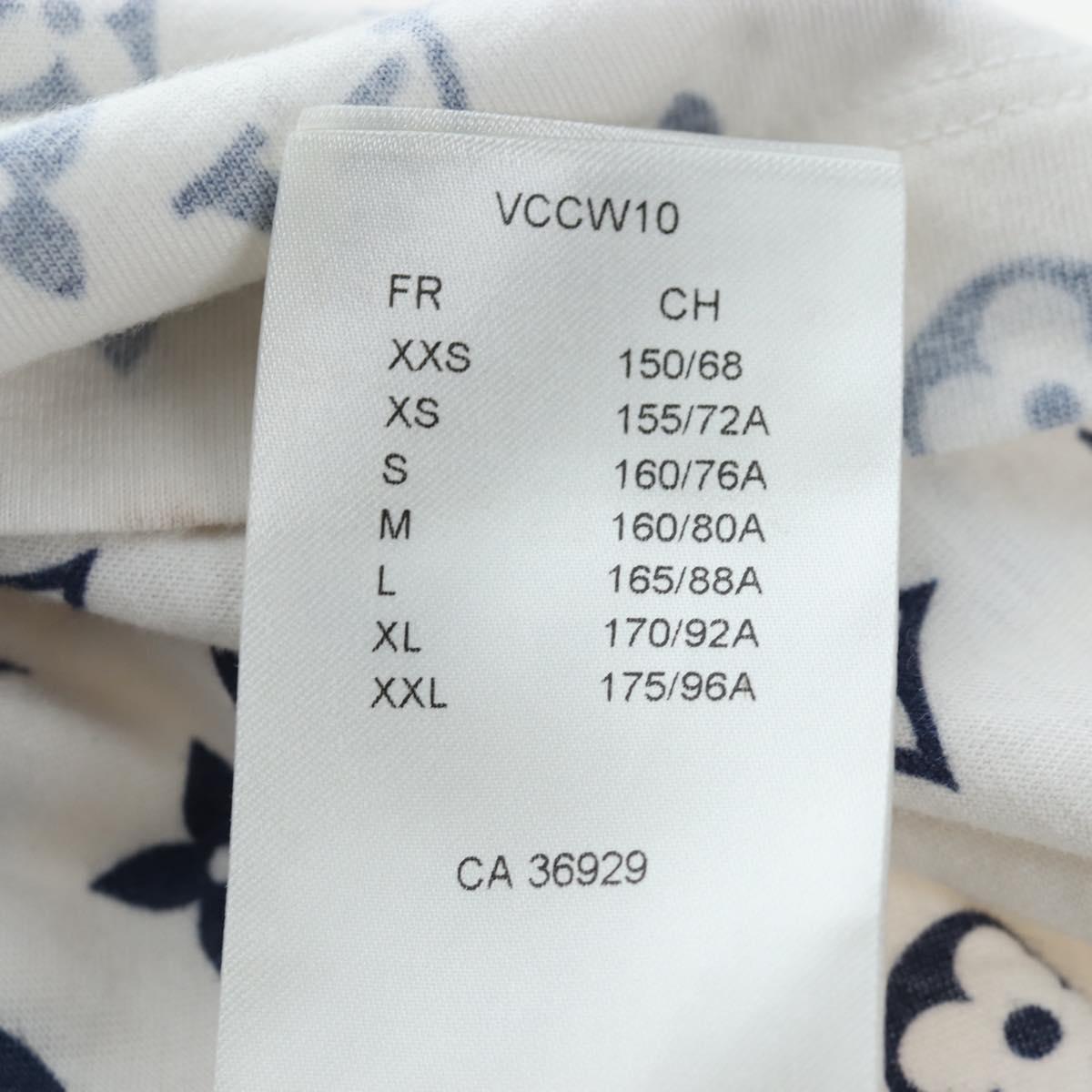 LOUIS VUITTON Monogram Escal Printed T-Shirt S White LV Auth 193729M