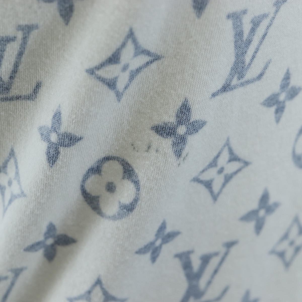 LOUIS VUITTON Monogram Escal Printed T-Shirt S White LV Auth 193729M